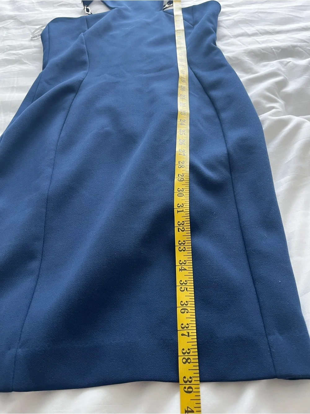 Versace collection Blue Halter Sheath Dress size 44 / size 10 - Picture 10 of 15